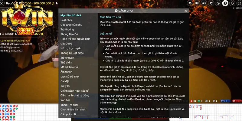 Phân Tích Tỷ Lệ Cược Trong Baccarat Trực Tuyến Tại iwin 3 Các chiến lược cược phổ biến trong Baccarat