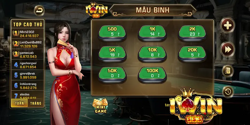 Chơi Mậu Binh Tại Nhà Cái iwin