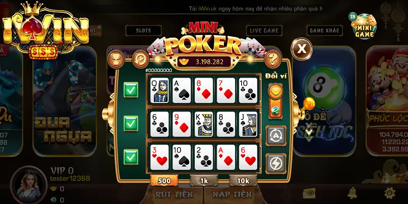 Mini Poker tại iwin