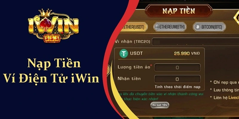 Nạp Tiền Ví Điện Tử iwin