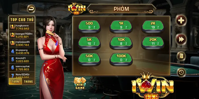Phỏm Tại Nhà Cái iwin