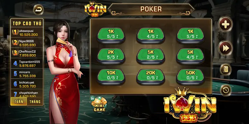 Poker Tại iwin