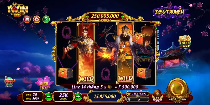 Ngắm Nhìn Slot Điêu Thuyền Tại iwin Đa Dạng 2 Đặc điểm nổi bật của Slot Điêu Thuyền
