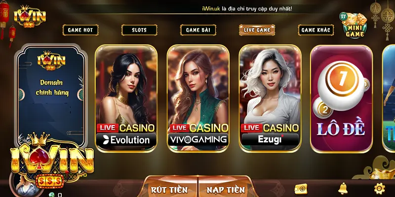 Chinh Phục Các Trò Chơi Tại Sòng Bài Trực Tuyến iwin 3 Live Casino