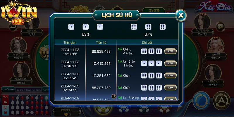 Chơi Xóc Dĩa Trực Tuyến iWin - Nhận Ngay Quà Khủng 3 Quà tặng khủng từ iWin dành cho game thủ Xóc Dĩa